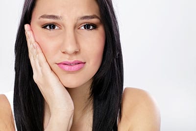 Toothache Emergency Detist, Young Lady with Tooth Pain